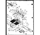 Amana 36271W-P1121802WW machine compartment (tecumseh compressor) (36271w/p1121802ww) (36278l/p1121804wl) (36501w/p1121706ww) (36508l/p1121708wl) diagram