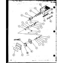 Amana 36278L-P1121803WL crushed ice bucket diagram