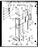 Freezer door (szde20mw/p1120301ww) (szde20ml/p1120301wl) (szde25mw/p1121201ww) (szde25ml/p1121201wl) (szde20mbw/p1120302ww) (szde20mbl/p1120302wl) (szde25mbw/p1121202ww) (szde25mbl/p1121202wl) (szde20mpw/p1120303ww) (szde20mpl/p1120303wl) (szde20mpe/p1120