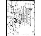 Amana SZDE27MPW-P1124403WW evaporator and air handling diagram