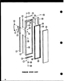Freezer door assy