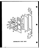 Refrigerator door parts