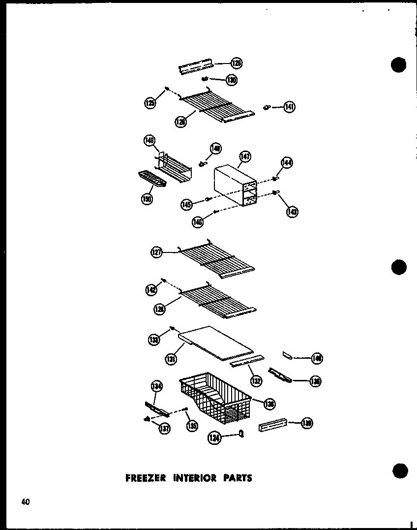 FREEZER INTERIOR PARTS