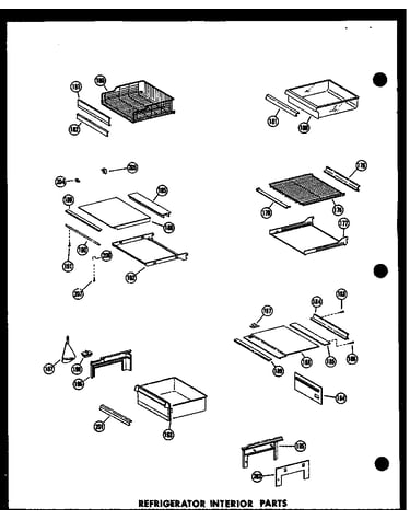 Refrigerator interior parts