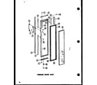 Amana SR25N-P60230-13W freezer door assy diagram
