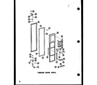 Amana ESR17N-C-P60230-3WC freezer door parts diagram