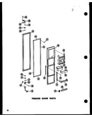 Freezer door parts