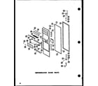Amana SR25N-P60230-13W refrigerator door parts diagram