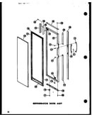 Refrigerator door assy