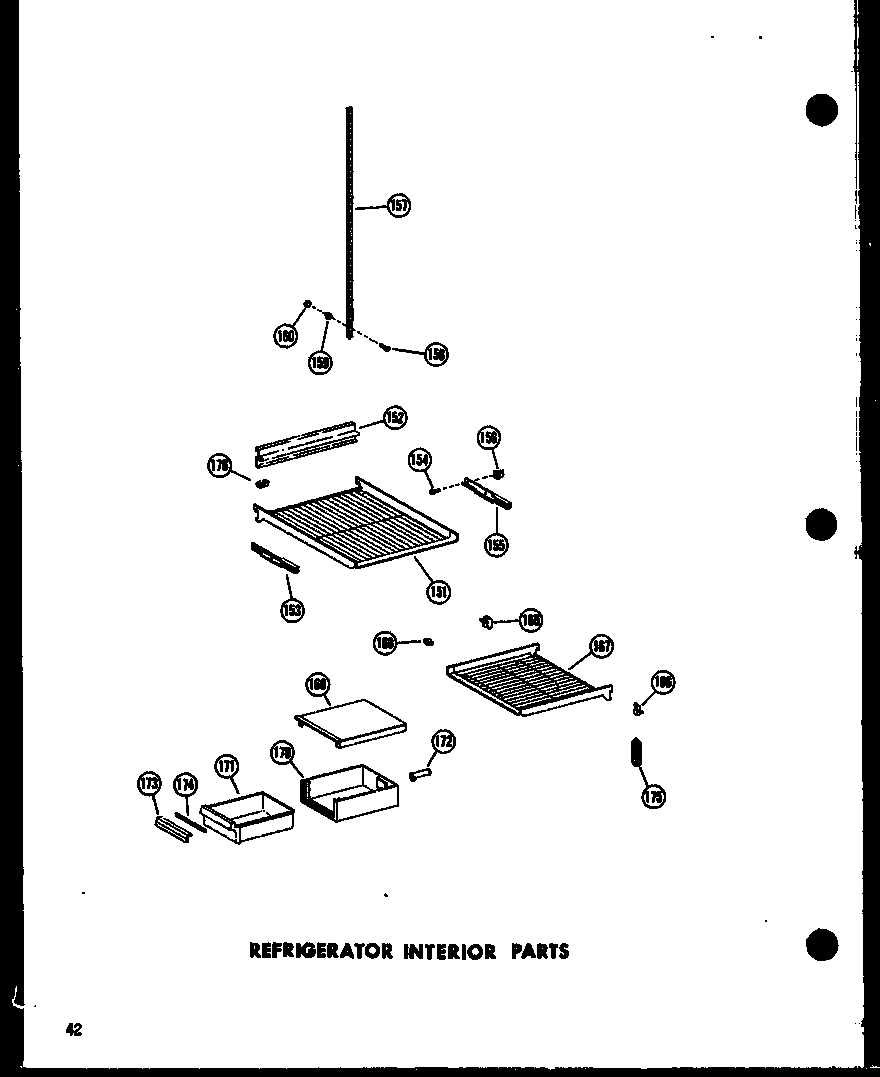 Refrigerator interior parts