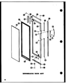 Refrigerator door assy (sr25n-1-c/p60230-73wc) (sr25n-1-a/p60230-73wa) (sr25n-1/p60230-73w) (sr25n-1-ag/p60230-73wg) (sd25n-1/p60230-74w) (sd25n-1-c/p60230-74wc) (sd25n-1-ag/p60230-74wg) (sd25n-1-a/p60230-74wa) (spn22n/p60230-16w) (spn22n-c/p60230-16wc) (