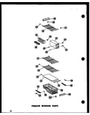 Freezer interior parts (sr25n-1-c/p60230-73wc) (sr25n-1-a/p60230-73wa) (sr25n-1/p60230-73w) (sr25n-1-ag/p60230-73wg) (sd25n-1/p60230-74w) (sd25n-1-c/p60230-74wc) (sd25n-1-ag/p60230-74wg) (sd25n-1-a/p60230-74wa) (spn22n/p60230-16w) (spn22n-c/p60230-16wc) (