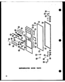 Refrigerator door parts (esr17n/p60230-3w) (esr17n-ag/p60230-3wg) (esr17n-c/p60230-3wc) (esr17n-a/p60230-3wa) (esr22n-a/p60230-10wa) (esr22n-c/p60230-10wc) (esr22n-ag/p60230-10wg) (esr22n/p60230-10w) (sr25n-1-c/p60230-81wc) (sr25n-1-a/p60230-81wa) (sr25n-