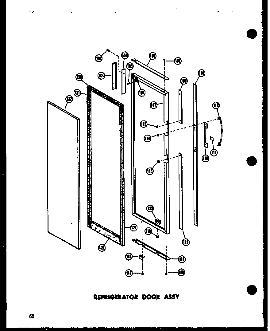 REFRIGERATOR DOOR ASSY (ESR17N/P60230-3W) (ESR17N-AG/P60230-3WG) (ESR17N-C/P60230-3WC) (ESR17N-A/P60230-3WA) (ESR22N-A/P60230-10WA) (ESR22N-C/P60230-10WC) (ESR22N-AG/P60230-10WG) (ESR22N/P60230-10W) (SR25N-1-C/P60230-81WC) (SR25N-1-A/P60230-81WA) (SR25N-1