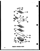 Freezer interior parts (esr17n/p60230-3w) (esr17n-ag/p60230-3wg) (esr17n-c/p60230-3wc) (esr17n-a/p60230-3wa) (esr22n-a/p60230-10wa) (esr22n-c/p60230-10wc) (esr22n-ag/p60230-10wg) (esr22n/p60230-10w) (sr25n-1-c/p60230-81wc) (sr25n-1-a/p60230-81wa) (sr25n-1
