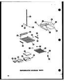 Refrigerator interior parts (esr17n/p60230-3w) (esr17n-ag/p60230-3wg) (esr17n-c/p60230-3wc) (esr17n-a/p60230-3wa) (esr22n-a/p60230-10wa) (esr22n-c/p60230-10wc) (esr22n-ag/p60230-10wg) (esr22n/p60230-10w) (sr25n-1-c/p60230-81wc) (sr25n-1-a/p60230-81wa) (sr