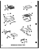 Refrigerator interior parts (esr17n/p60230-3w) (esr17n-ag/p60230-3wg) (esr17n-c/p60230-3wc) (esr17n-a/p60230-3wa) (esr22n-a/p60230-10wa) (esr22n-c/p60230-10wc) (esr22n-ag/p60230-10wg) (esr22n/p60230-10w) (sr25n-1-c/p60230-81wc) (sr25n-1-a/p60230-81wa) (sr