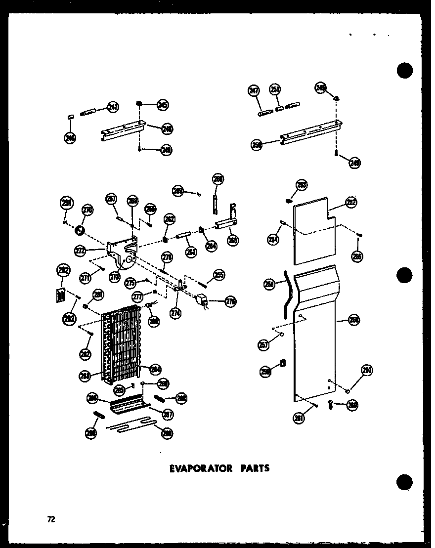 EVAPORATOR PARTS (ESR17N/P60230-3W) (ESR17N-AG/P60230-3WG) (ESR17N-C/P60230-3WC) (ESR17N-A/P60230-3WA) (ESR22N-A/P60230-10WA) (ESR22N-C/P60230-10WC) (ESR22N-AG/P60230-10WG) (ESR22N/P60230-10W) (SR25N-1-C/P60230-81WC) (SR25N-1-A/P60230-81WA) (SR25N-1/P6023