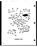 Condensor parts (esr17n/p60230-3w) (esr17n-ag/p60230-3wg) (esr17n-c/p60230-3wc) (esr17n-a/p60230-3wa) (esr22n-a/p60230-10wa) (esr22n-c/p60230-10wc) (esr22n-ag/p60230-10wg) (esr22n/p60230-10w) (sr25n-1-c/p60230-81wc) (sr25n-1-a/p60230-81wa) (sr25n-1/p60230