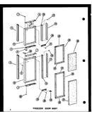 Freezer door trim