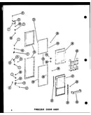 Freezer door assy