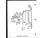 Amana SDI22B-L-P73320-44WL refrigerator door parts diagram