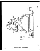 Refrigerator door parts