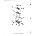 Amana SDI22B-C-P73320-44WC freezer interior parts diagram