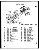 Icemaker parts (csdi25w-ag/p73320-41wg) (csdi25w-l/p73320-41wl) (csdi25w-a/p73320-41wa) (csdi25w/p73320-41w) (csdi25w-c/p73320-41wc)