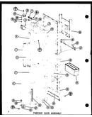 Freezer door assembly