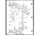 Amana SLI22F1-P7700007W freezer door assembly (sli22f1/p7700007w) (sli22f1-l/p7700007wl) (sli22f1/p7700009w) (sli22f1-l/p7700009wl) (sli22f1-l/p7700013wl) (sli22f1/p7700013w) diagram