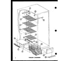 Amana SLI22F1-P7700009W freezer accessory (sli22f1/p7700007w) (sli22f1-l/p7700007wl) (sli22f1/p7700009w) (sli22f1-l/p7700009wl) (sli22f1-l/p7700013wl) (sli22f1/p7700013w) diagram