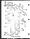 Freezer door assembly (sr19g/p7745503w) (sr19gg/p7745503wg) (sr19gl/p7745503wl) (sr22g/p7745501w) (sr22gg/p7745501wg) (sr22gc/p7745501wc) (sr22ga/p7745501wa) (sr22gl/p7745501wl) (sr25gg/p7745502wg) (sr25gl/p7745502wl) (sr25g/p7745502w) (sri22gg/p7745511wg