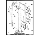 Amana SR22G-P7745501W refrigerator door assembly (sr19g/p7745503w) (sr19gg/p7745503wg) (sr19gl/p7745503wl) diagram
