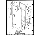 Amana CIC3-P87358-3W refrigerator door assembly (sr22g/p7745501w) (sr22gg/p7745501wg) (sr22gc/p7745501wc) (sr22ga/p7745501wa) (sr22gl/p7745501wl) (sr25gg/p7745502wg) (sr25gl/p7745502wl) (sr25g/p7745502w) (sri22gg/p7745511wg) (sri22g/p7745511w) (sri22gl/p7745511wl) diagram
