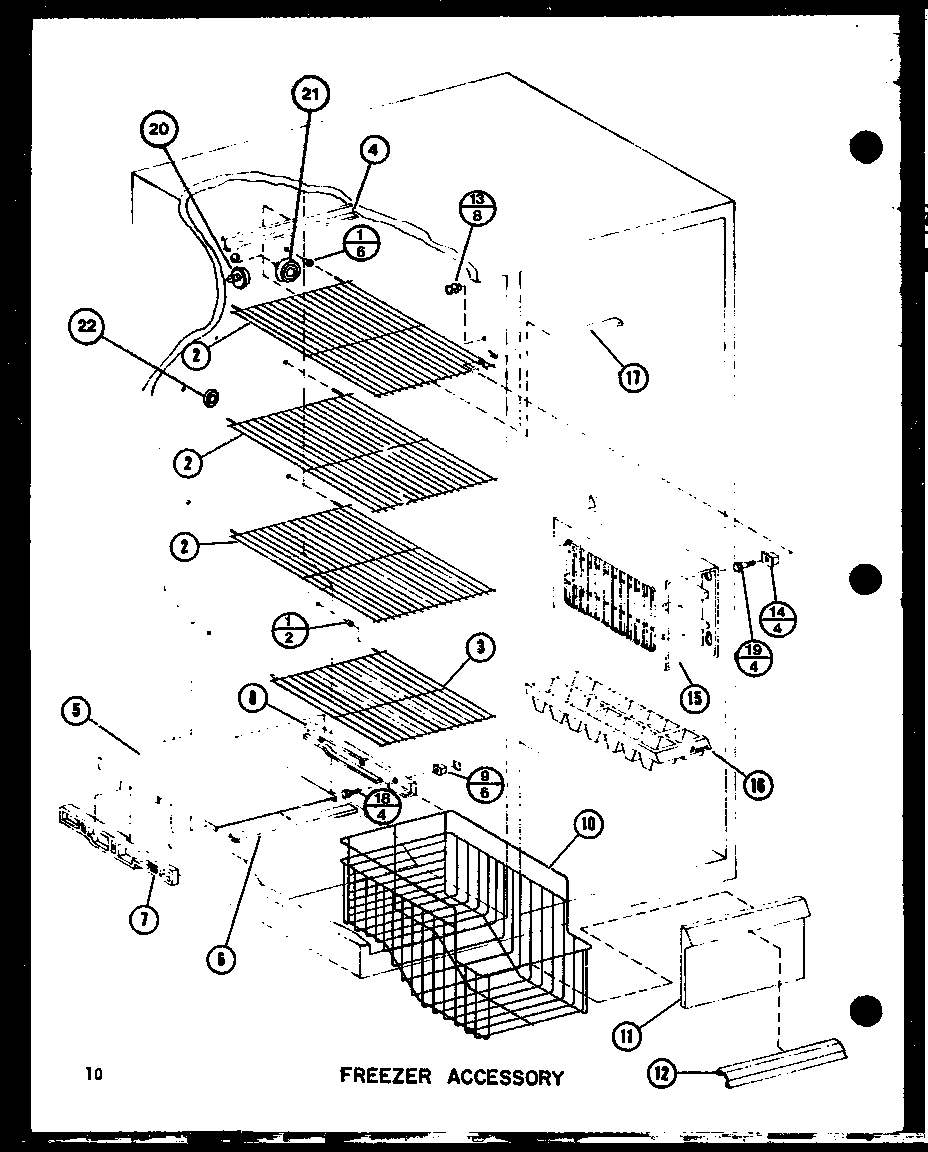 FREEZER ACCESSORY (SR19G/P7745503W) (SR19GG/P7745503WG) (SR19GL/P7745503WL) (SR22G/P7745501W) (SR22GG/P7745501WG) (SR22GC/P7745501WC) (SR22GA/P7745501WA) (SR22GL/P7745501WL) (SR25GG/P7745502WG) (SR25GL/P7745502WL) (SR25G/P7745502W) (SRI22GG/P7745511WG) (S