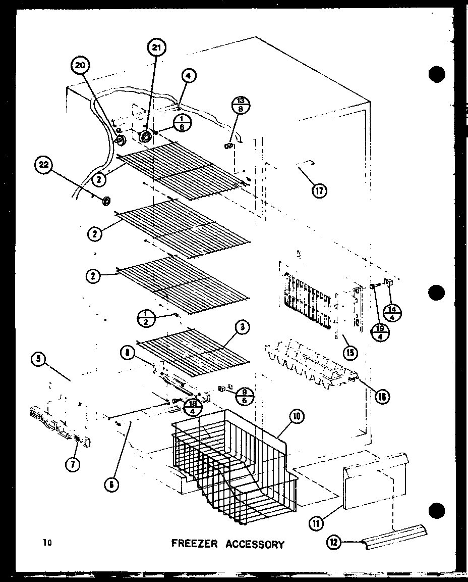 Freezer accessory (sr19g/p7745503w) (sr19gg/p7745503wg) (sr19gl/p7745503wl) (sr22g/p7745501w) (sr22gg/p7745501wg) (sr22gc/p7745501wc) (sr22ga/p7745501wa) (sr22gl/p7745501wl) (sr25gg/p7745502wg) (sr25gl/p7745502wl) (sr25g/p7745502w) (sri22gg/p7745511wg) (s