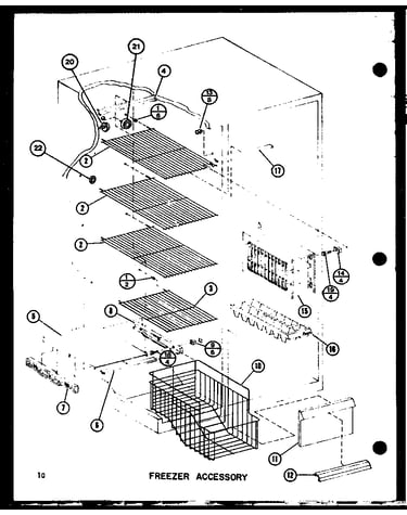 Freezer accessory (sr19g/p7745503w) (sr19gg/p7745503wg) (sr19gl/p7745503wl) (sr22g/p7745501w) (sr22gg/p7745501wg) (sr22gc/p7745501wc) (sr22ga/p7745501wa) (sr22gl/p7745501wl) (sr25gg/p7745502wg) (sr25gl/p7745502wl) (sr25g/p7745502w) (sri22gg/p7745511wg) (s