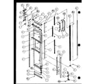 Amana SBD20H-P7836031W freezer door diagram