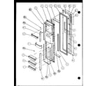 Amana SBD20H-P7836031W freezer door diagram