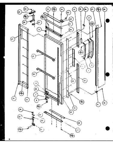 Refrigerator door