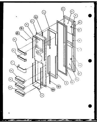 Freezer door (scde25j/p7870104w)