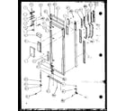 Amana SCDE25J-P7870104W refrigerator hinge and trim parts (scde25j/p7870104w) diagram