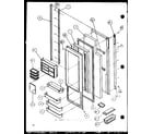 Amana SCDE25J-P7870104W refrigerator door (scde25j/p7870104w) diagram