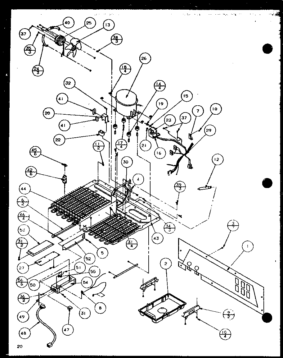 MACHINE COMPARTMENT (SCDE25J/P7870104W)