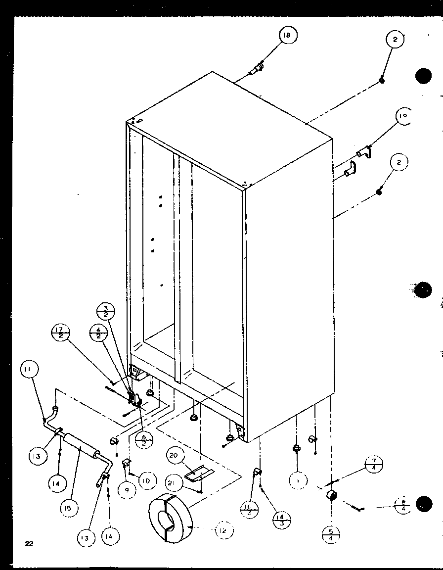 Drain and rollers (scde25j/p7870104w)