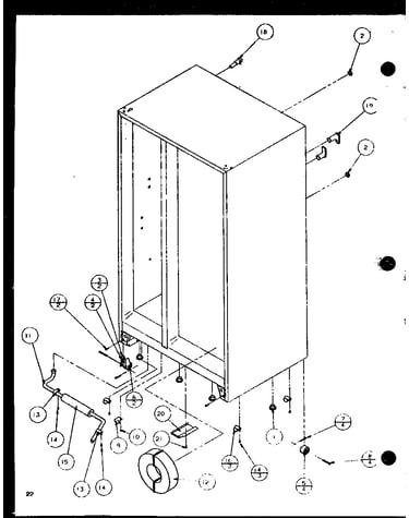 Drain and rollers (scde25j/p7870104w)