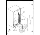 Amana SCDE25J-P7870104W cabinet back (scde25j/p7870104w) diagram
