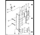 Amana SL25J-P7870132W freezer door (sl22jb/p7870132w) (sl22jb/p1104031w) diagram