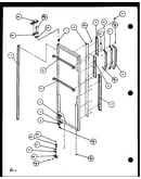 Refrigerator door (sl22jb/p7870132w) (sl22jb/p1104031w)